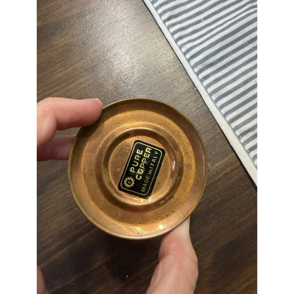 Vintage Real Copper Mini Tea Kettle Made In Italy 2.75 inches